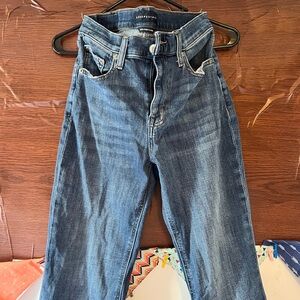 Aeropostale High Rise Y2K Flared Jeans Size 6 Regular